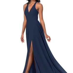 Navy bridesmaid dress